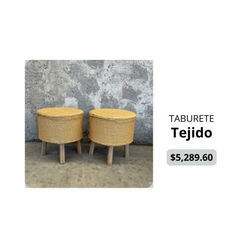 Taburete Tejido en Palma